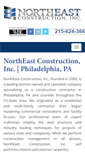 Mobile Screenshot of northeastconstructioninc.com